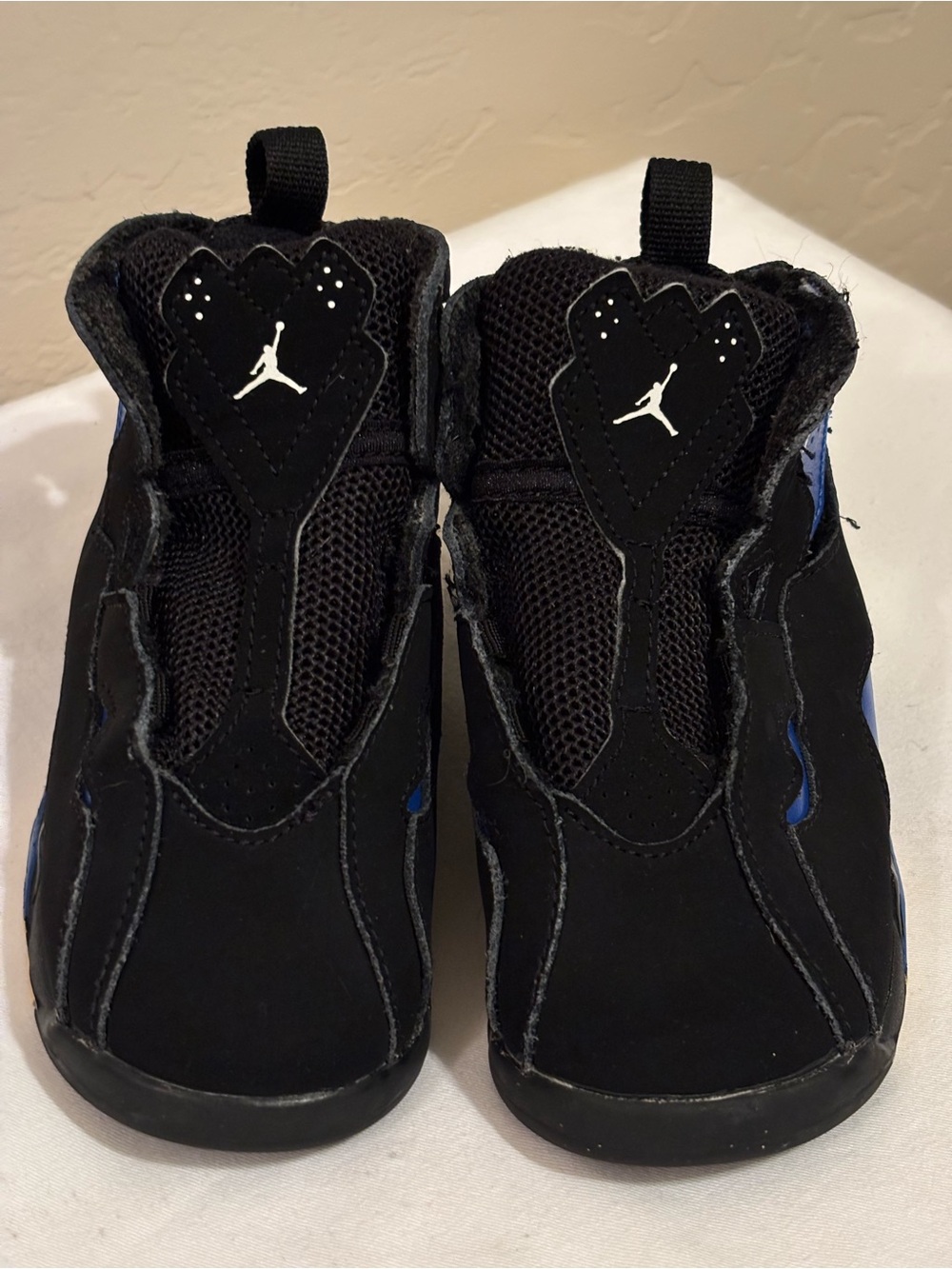 Nike Air Jordan True Flight youth black sneakers size 10C *no laces*